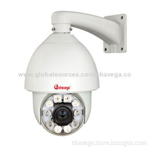 1,000TVL 27 x 150m Waterproof Auto-tracking IR Digital CCD Video Camera with 10x Digital Zoom